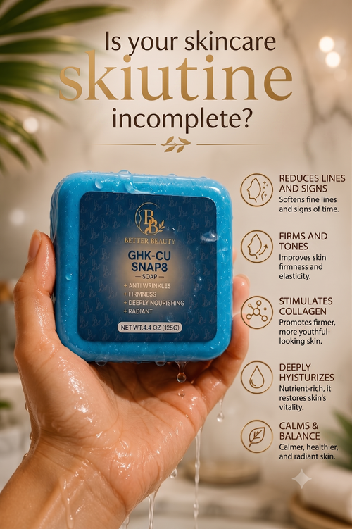 GHK-Cu & SNAP-8 Anti-Aging Facial Soap Bar (125g)